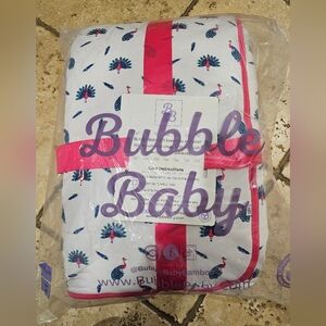 Bubble Baby Peacock Bamboo Quilt 85 X 65 NEW IN BAG